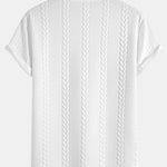 Twist Jacquard Arc Hem T-Shirt