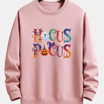 Halloween Hocus Pocus Print Relax Fit Sweatshirt