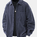 Relax Fit Button Up Corduroy Shirt