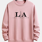 Los Angeles Print Relax Fit Sweatshirt