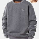 Blessed Print Teddy Fleece Lined Sweatshirt