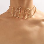 Chains Geometric Hollow Necklaces Accessories