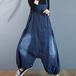 Simple Denim Buttoned Overalls&Dress