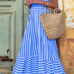 What A Dream Striped Smocked Maxi Dress