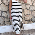 Fine Line Fluid Knit Dress