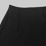 Solid Color Split-Back Skirts Bottoms
