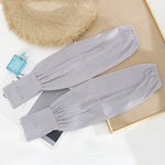 Solid Color Ice Silk Loose Sun Protection Sleevelet