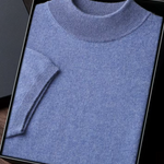 PREMIUM CASHMERE MOCK NECK T-SHIRT