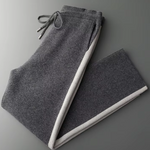 PURE EXTRA-FINE MERINO WOOL WIDE LEISURE TROUSERS