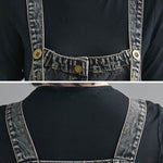Original Sleeveless With Pocket Denim Dress