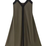 Two-Color Block Slip Dress