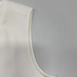 Loose Sleeveless Pockets Solid Color Split-Joint Round-Neck Maxi Dresses