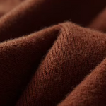 PURE EXTRA-FINE MERINO WOOL RIBBED BUTTONLESS POLO