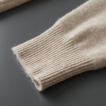 PURE EXTRA-FINE MERINO WOOL BUTTON HOODIE