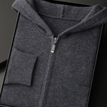 PREMIUM CASHMERE ZIPPER HOODIE