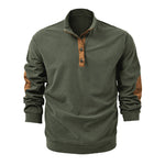 Men's Outdoor Casual Stand Collar Long Sleeve Sweatshirt
