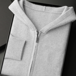 PREMIUM CASHMERE ZIPPER HOODIE