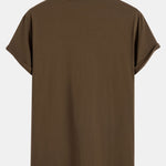 Tokyo Ukiyo-e Print Cotton Arc Hem T-Shirt