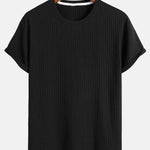 Basic Slim Fit Ribbed T-Shirt