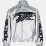 Black Air Techwear Leather Jacket