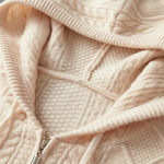 PURE EXTRA-FINE MERINO WOOL WINTERTIME ZIPPER HOODIE