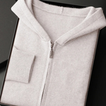 PREMIUM CASHMERE ZIPPER HOODIE