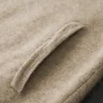 PREMIUM CASHMERE ZIP POLO CARDIGAN