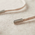 PURE EXTRA-FINE MERINO WOOL BUTTON HOODIE
