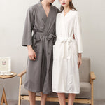 Comfortable Solid Bandage Thin Pajama Robe