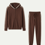 Sion Cashmere Tracksuit Brown