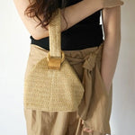 Casual Simple Weave Handbag