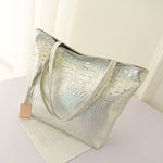 Original Solid Color Shiny Tote Bag