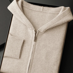PREMIUM CASHMERE ZIPPER HOODIE