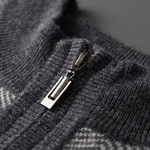 PURE EXTRA-FINE MERINO WOOL PATTERNED SET