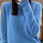 Margovil Crewneck Solid Comfy Pullover Sweater