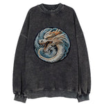 Dragon Zodiac Sign Vintage Sweatshirt