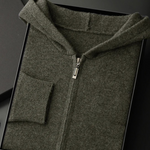 PREMIUM CASHMERE ZIPPER HOODIE