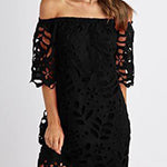 Strapless one-shoulder hollow dress INS casual party dress skirt