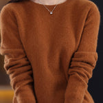 Margovil Crewneck Solid Comfy Pullover Sweater