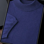 PREMIUM CASHMERE MOCK NECK T-SHIRT