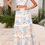 Fashionable Temperament Lace Suspender + Skirt Two-piece Set