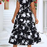 Like A Dream Ruffle Floral Midi Dress
