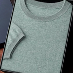 PREMIUM CASHMERE CLASSIC CREWNECK T-SHIRT