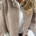 Fashionable Loose Short Cashmere Jacket