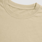 Men's 100% cotton basic round neck T-shirt two-piece set