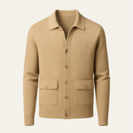 Vicenza Cashmere Cardigan Camel