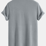 Short Sleeved Waffle Polo
