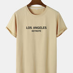 Los Angeles Print Arc Hem T-Shirt