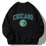 Chicagp Print Relaxed Sweatshirt