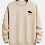 Shark Print Relax Fit Sweatshirt